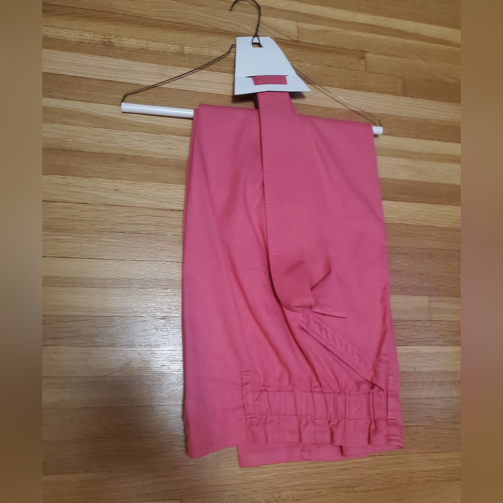 Sezane Hot Pink High-Waist Paperbag Trousers - Picture 5 of 7